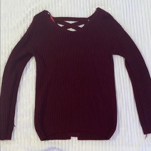 Maroon sweater